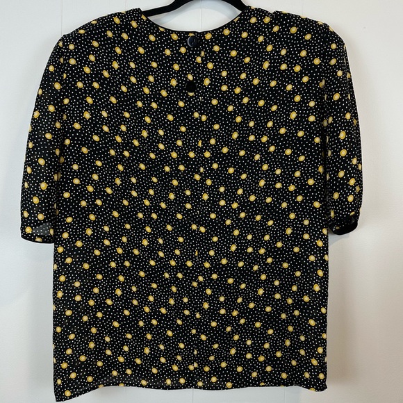 Leslie Faye 80s Polka Dot Skirt Set Sz 14 - Picture 9 of 15